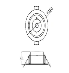 Lafire Emergency Downlight