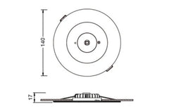 UFOfire Recessed Emergency Downlight