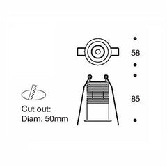 Allier 12 Downlight Recessed Fixed IP20