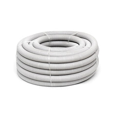 Corrugated Conduit - Grey - Medium Duty 25m Roll