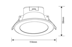 Elle 11W CCT Dimmable Downlight